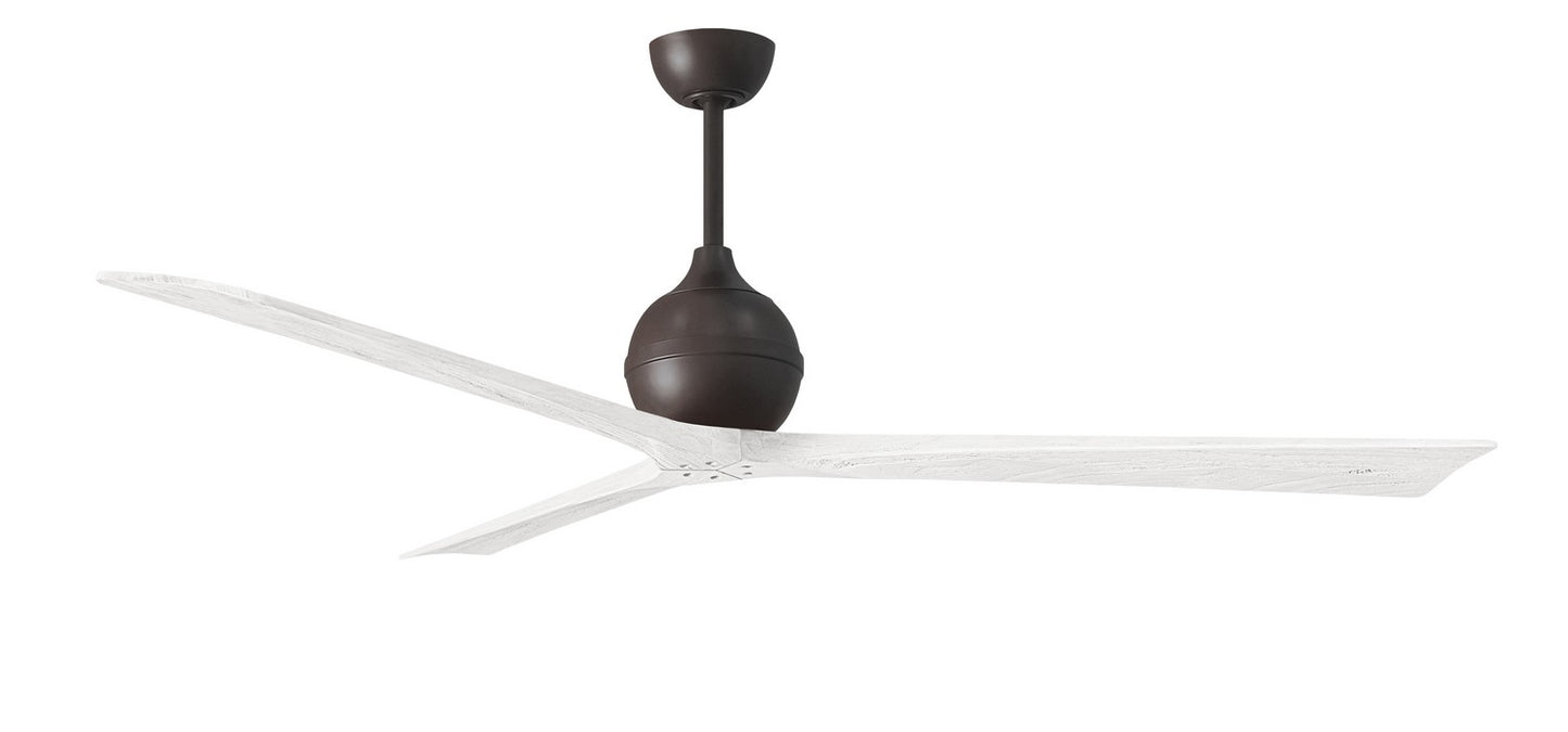 Matthews Fan Company - IR3-TB-MWH-72 - 72"Ceiling Fan - Irene-3 - Textured Bronze