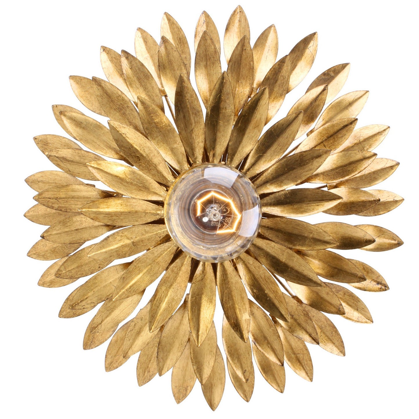 Crystorama - 500W-GA - One Light Wall Sconce - Broche - Antique Gold
