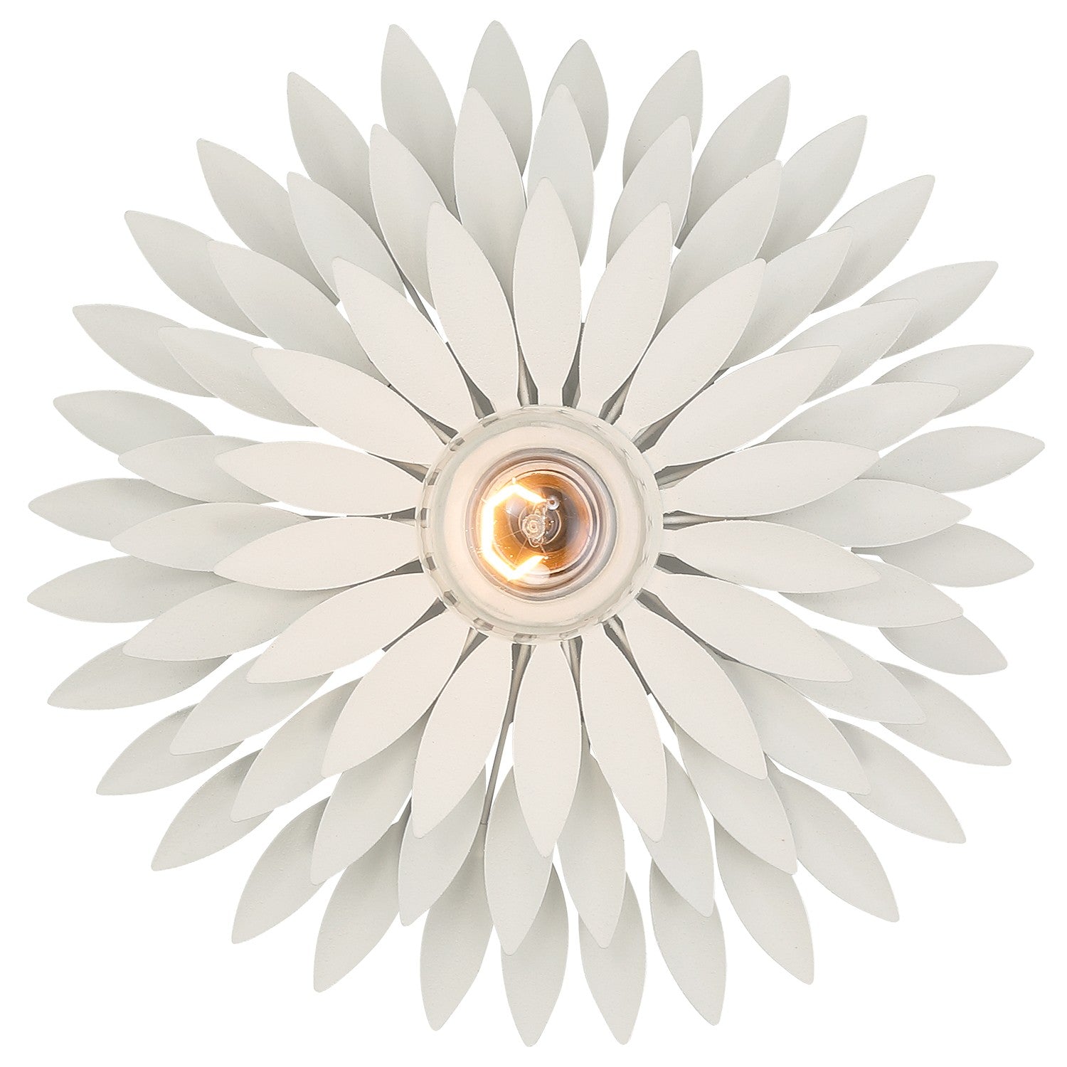 Crystorama - 500W-MT - One Light Wall Sconce - Broche - Matte White