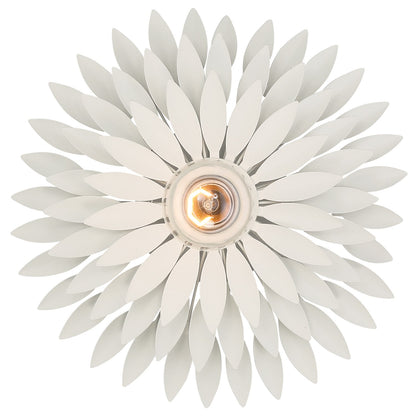 Crystorama - 500W-MT - One Light Wall Sconce - Broche - Matte White