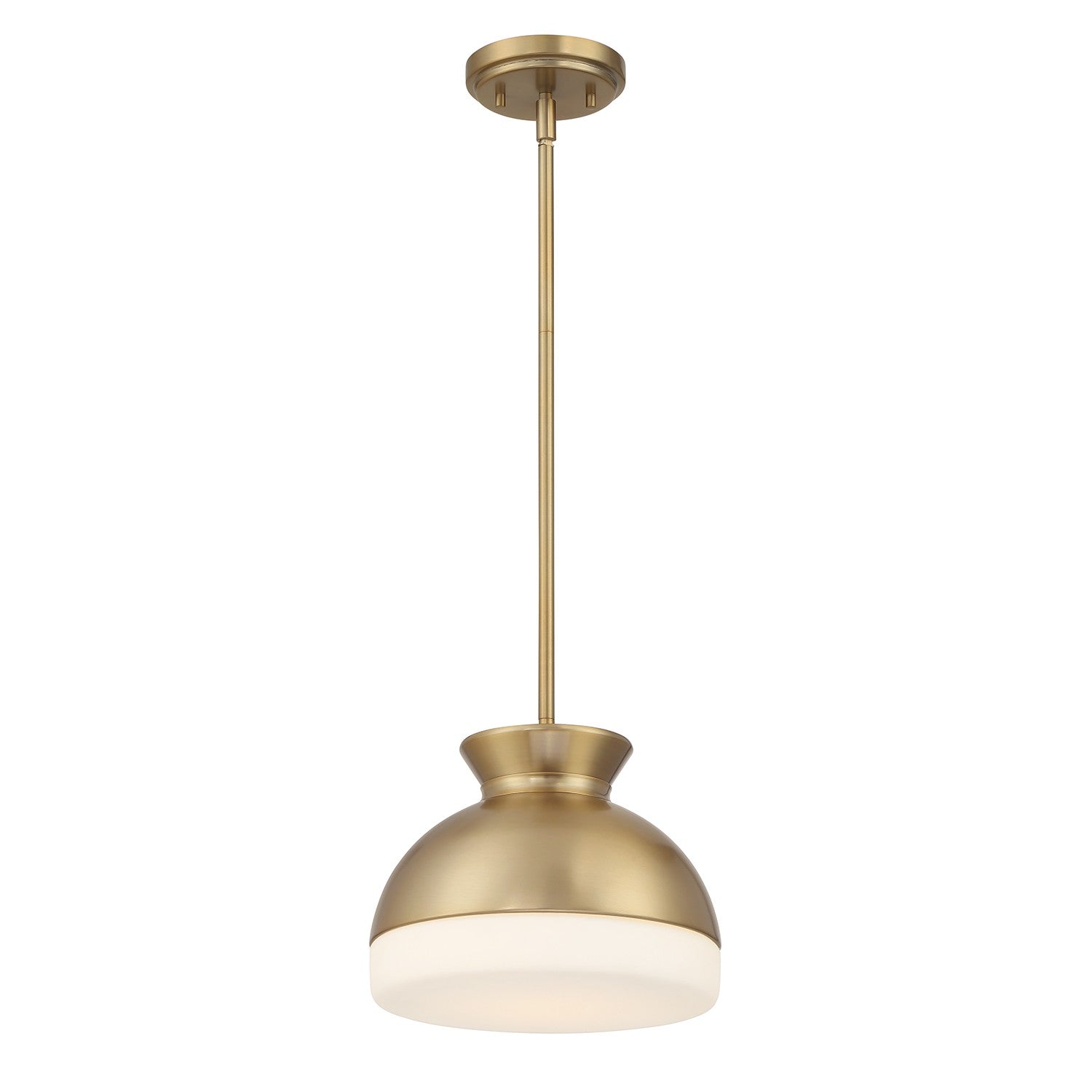 Crystorama - GID-4005-VG - One Light Mini Pendant - Gidget - Vibrant Gold