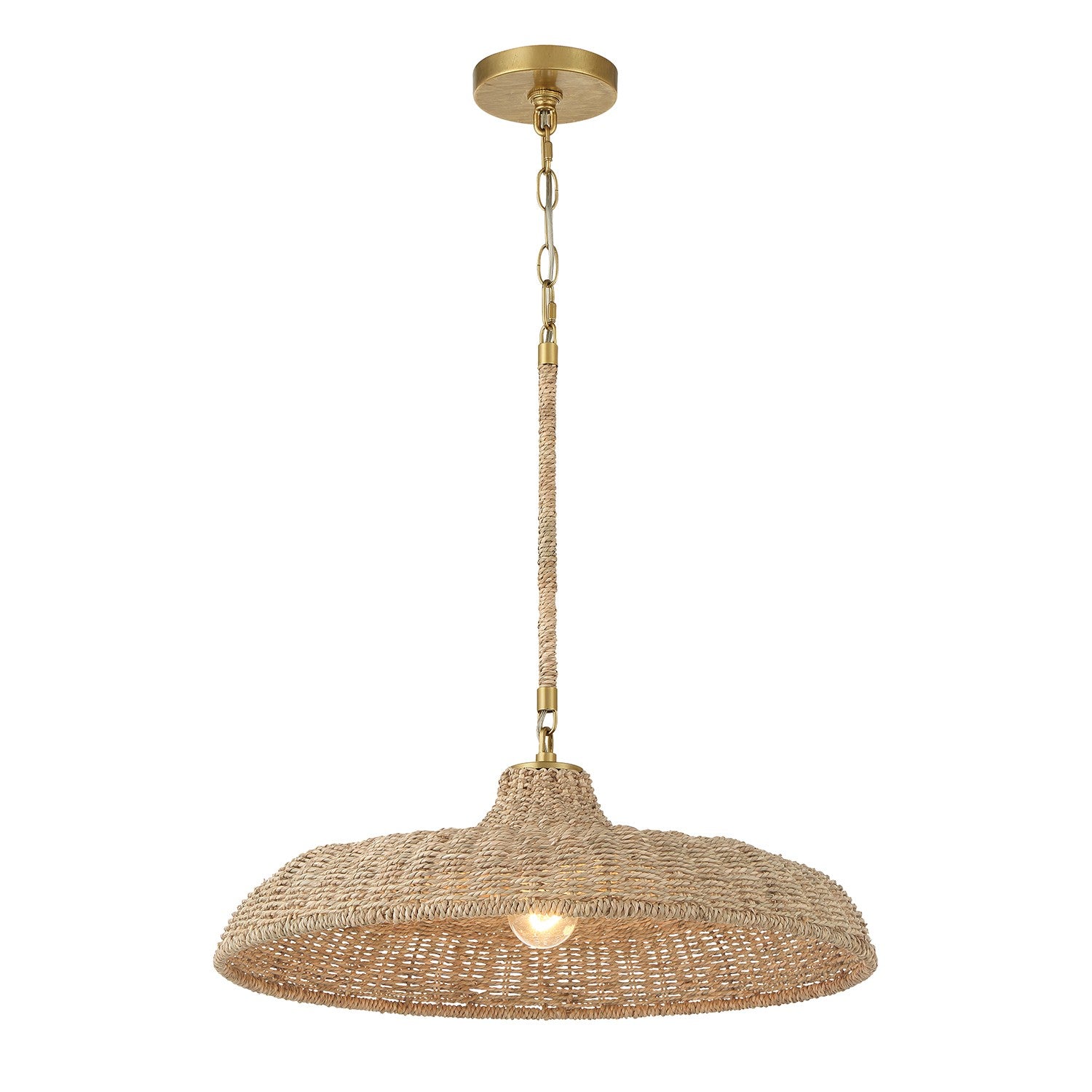 Crystorama - ODS-7801-SG - One Light Pendant - Odessa - Soft Gold