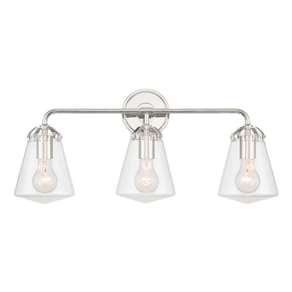 Crystorama - VSS-7013-PN - Three Light Bath - Voss - Polished Nickel