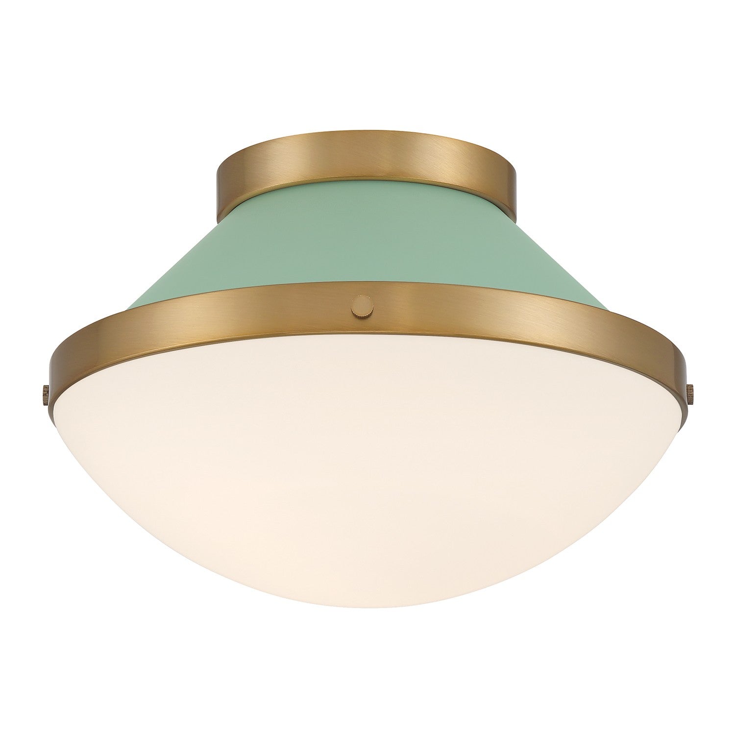 Crystorama - XAN-8001-VG-GR - One Light Flush Mount - Xander - Vibrant Gold
