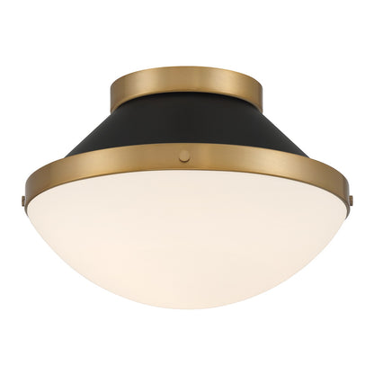 Crystorama - XAN-8001-VG-MK - One Light Flush Mount - Xander - Vibrant Gold