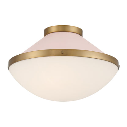 Crystorama - XAN-8002-VG-BH - Two Light Flush Mount - Xander - Vibrant Gold