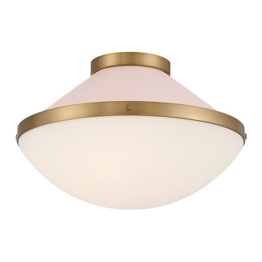 Crystorama - XAN-8002-VG-BH - Two Light Flush Mount - Xander - Vibrant Gold