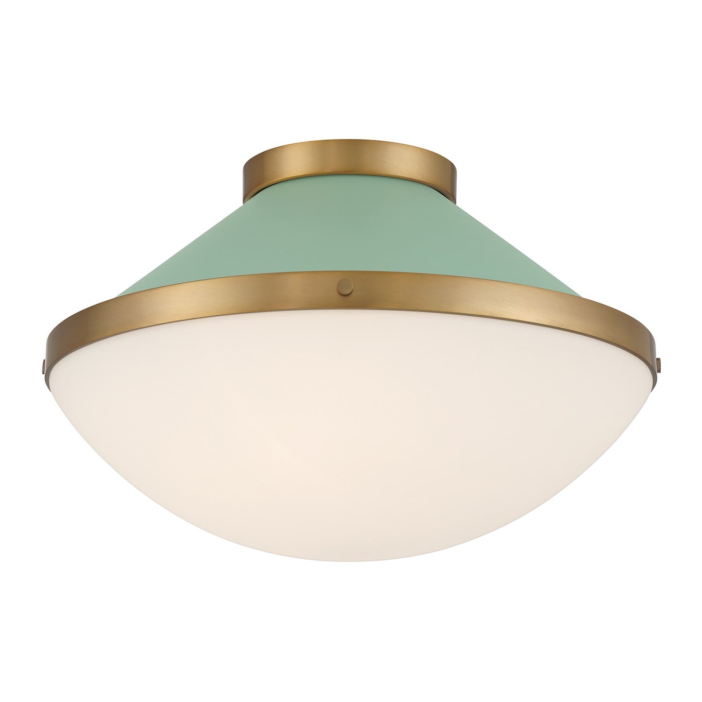 Crystorama - XAN-8002-VG-GR - Two Light Flush Mount - Xander - Vibrant Gold