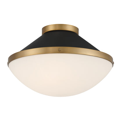 Crystorama - XAN-8002-VG-MK - Two Light Flush Mount - Xander - Vibrant Gold