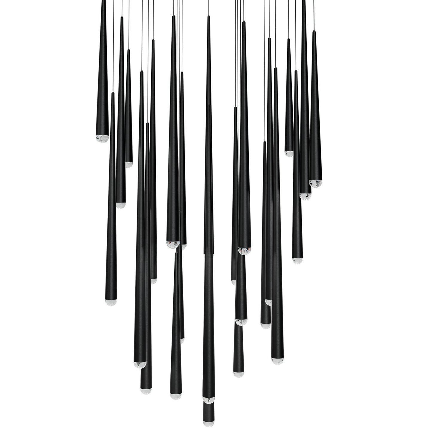 Modern Forms - PD-41725S-BK - LED Pendant - Cascade - Black