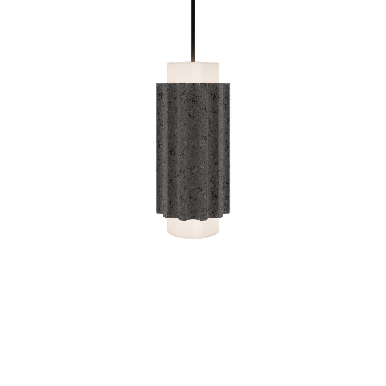 Modern Forms - PD-62516-27-BV/BK - LED Mini Pendant - Caviar - Bassalt Stone/Black