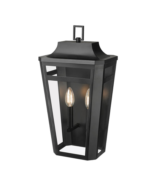 Millennium - 193002-PBK - Two Light Outdoor Wall Sconce - Sumerlin - Powder Coated Black