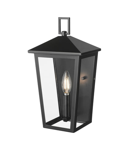 Millennium - 198101-PBK - One Light Outdoor Wall Sconce - Munger - Powder Coated Black