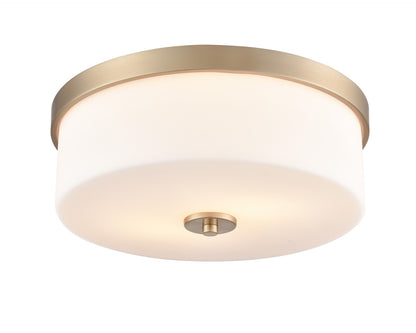 Millennium - 214102-MG - Two Light Flushmount - Laphia - Modern Gold