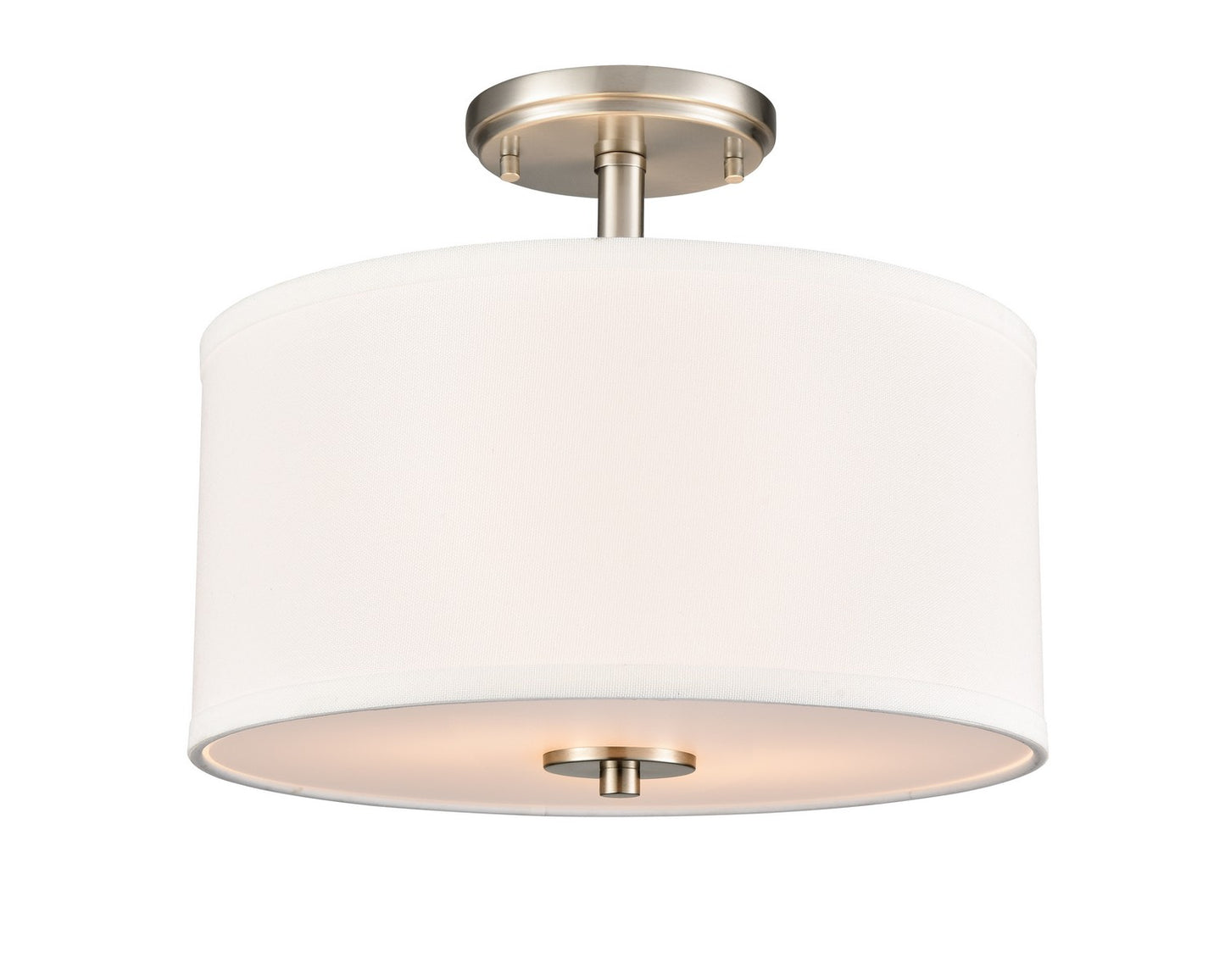 Millennium - 41102-BN - Two Light Semi-Flush Mount - Guyten - Brushed Nickel