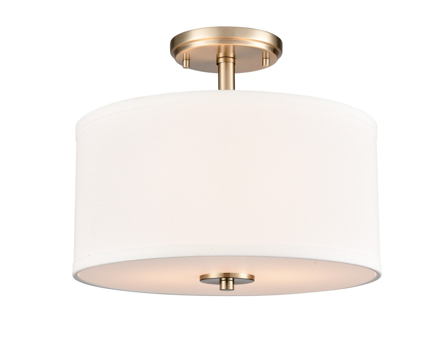 Millennium - 41102-MG - Two Light Semi-Flush Mount - Guyten - Modern Gold
