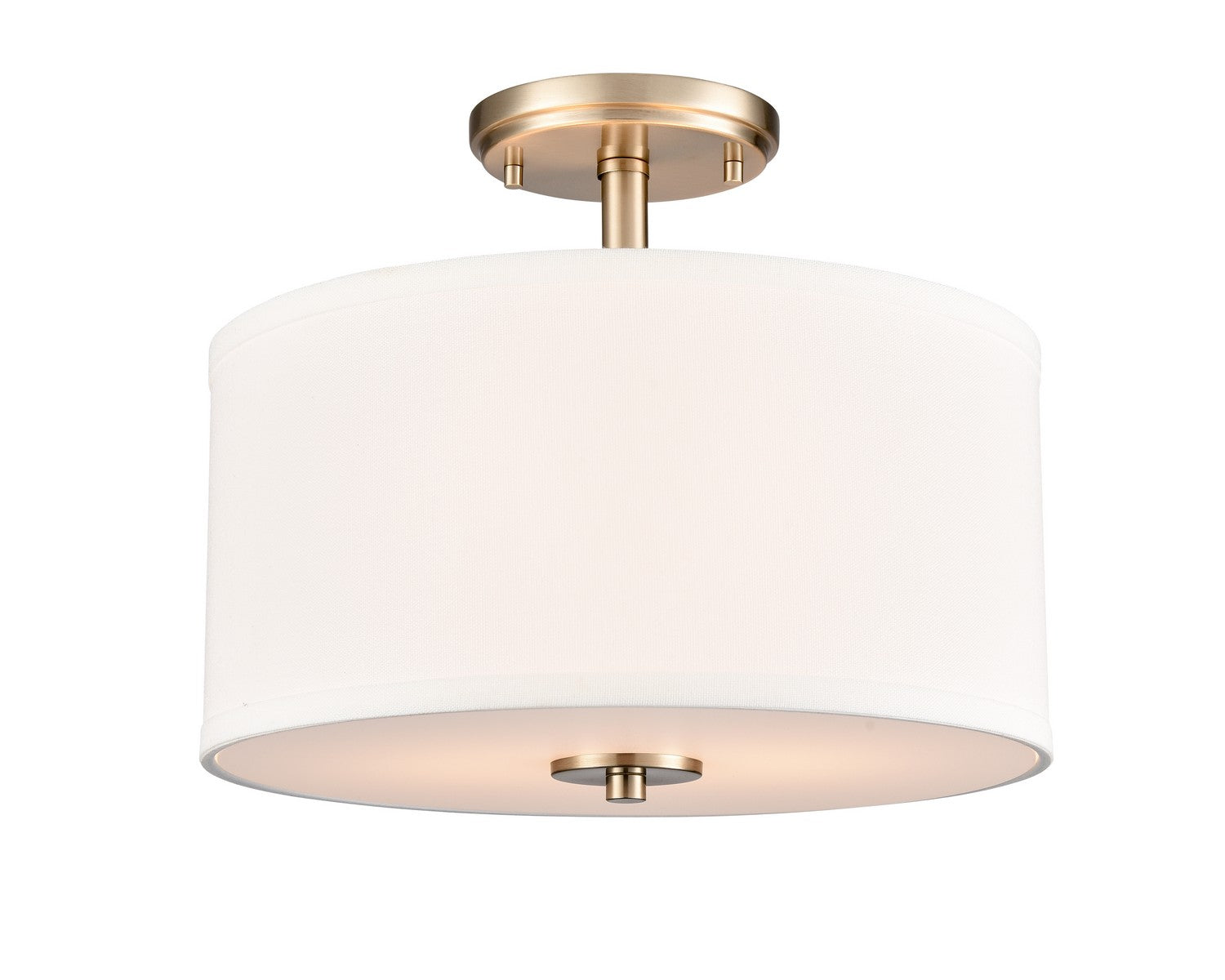 Millennium - 41102-MG - Two Light Semi-Flush Mount - Guyten - Modern Gold