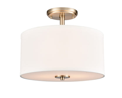 Millennium - 41102-MG - Two Light Semi-Flush Mount - Guyten - Modern Gold
