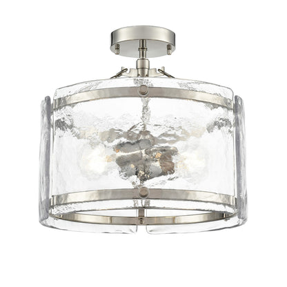 Millennium - 47002-PN - Two Light Semi-Flush Mount - Bennetti - Polished Nickel
