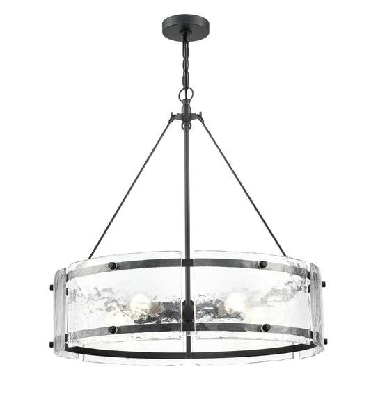 Millennium - 47005-MB - Five Light Chandelier - Bennetti - Matte Black