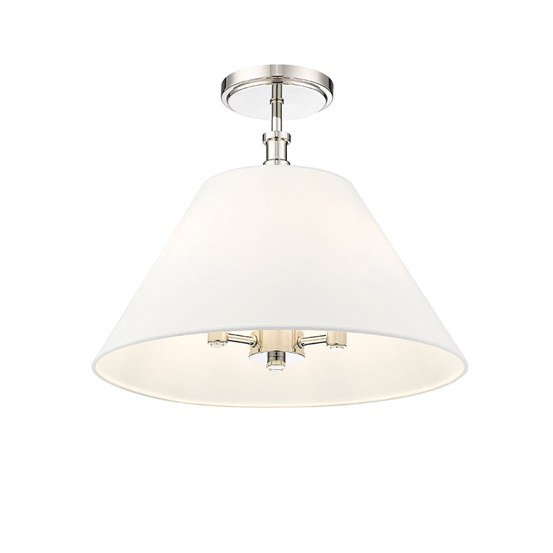 Adorra Three Light Semi-Flush Mount