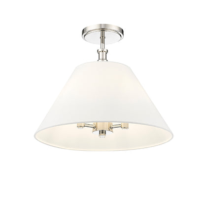 Adorra Three Light Semi-Flush Mount