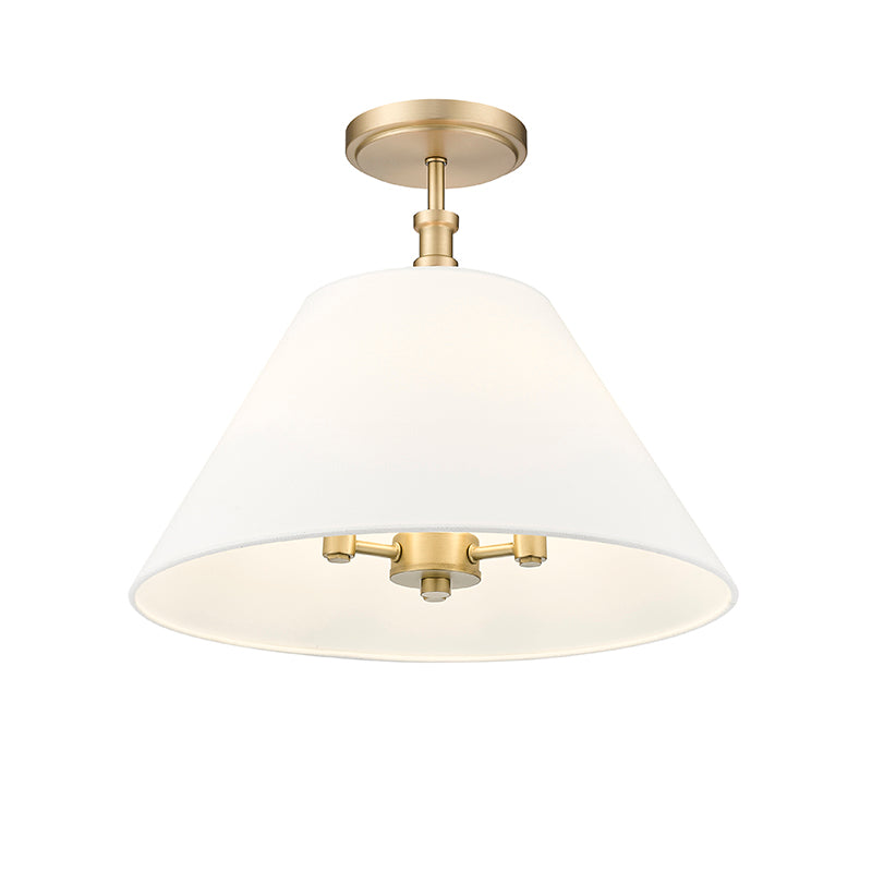Adorra Three Light Semi-Flush Mount