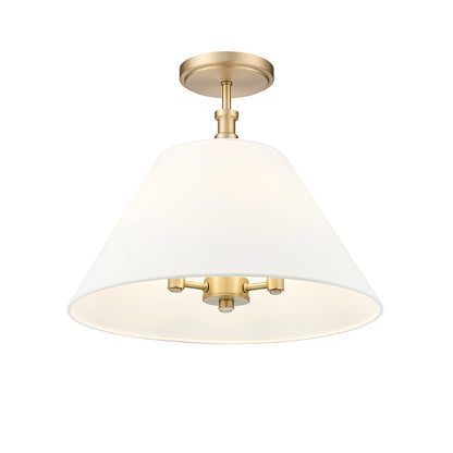 Adorra Three Light Semi-Flush Mount