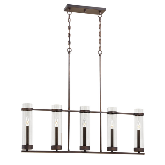 Milan Five Light Island Pendant