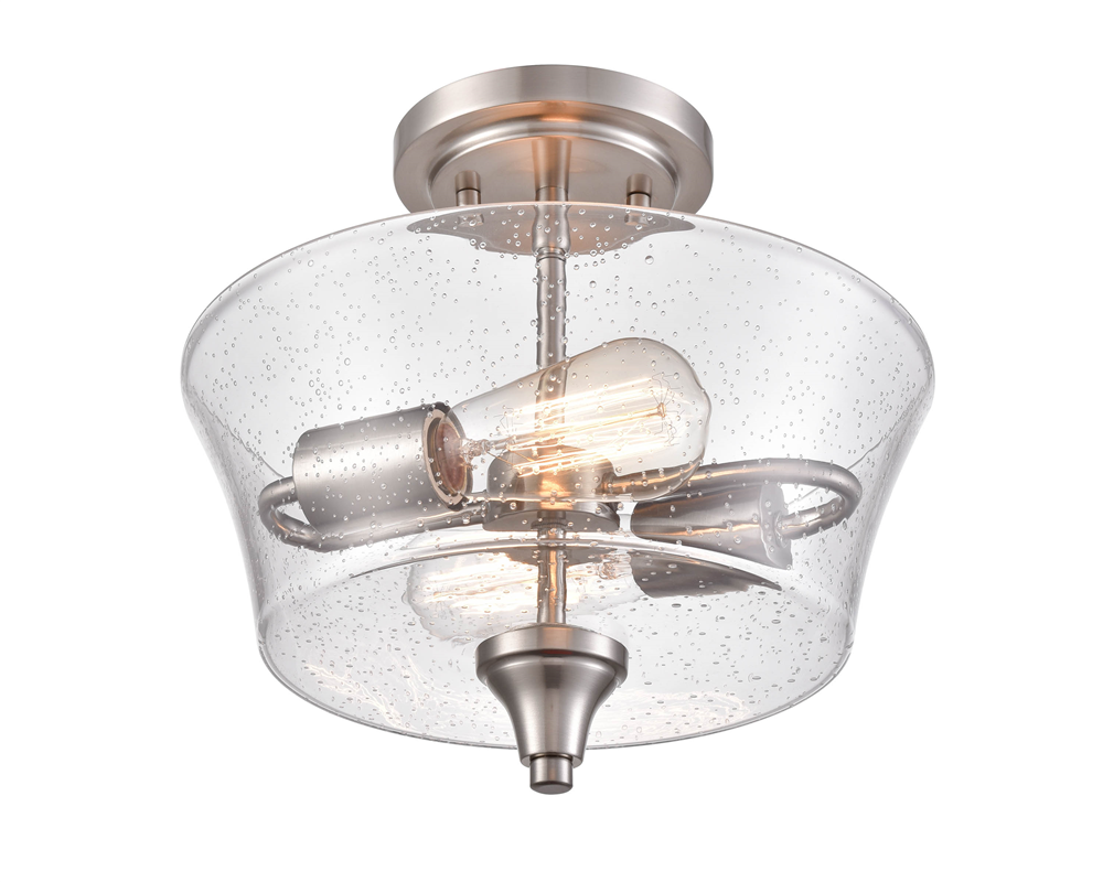 Caily Two Light Semi-Flush Mount