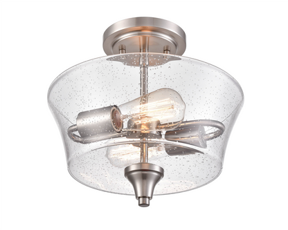 Caily Two Light Semi-Flush Mount