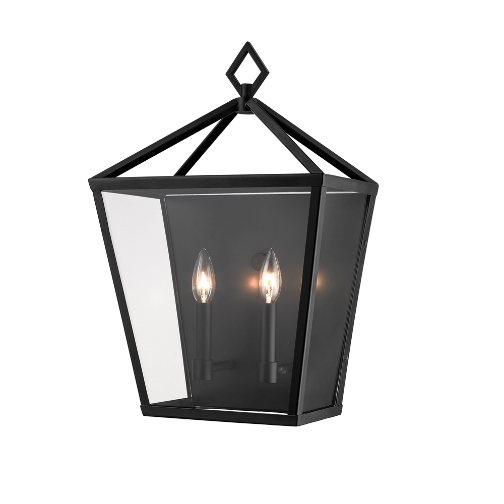 Arnold Two Light Outdoor Wall Bracket