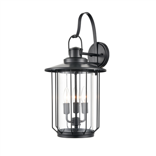Belvoir Three Light Outdoor Wall Sconce