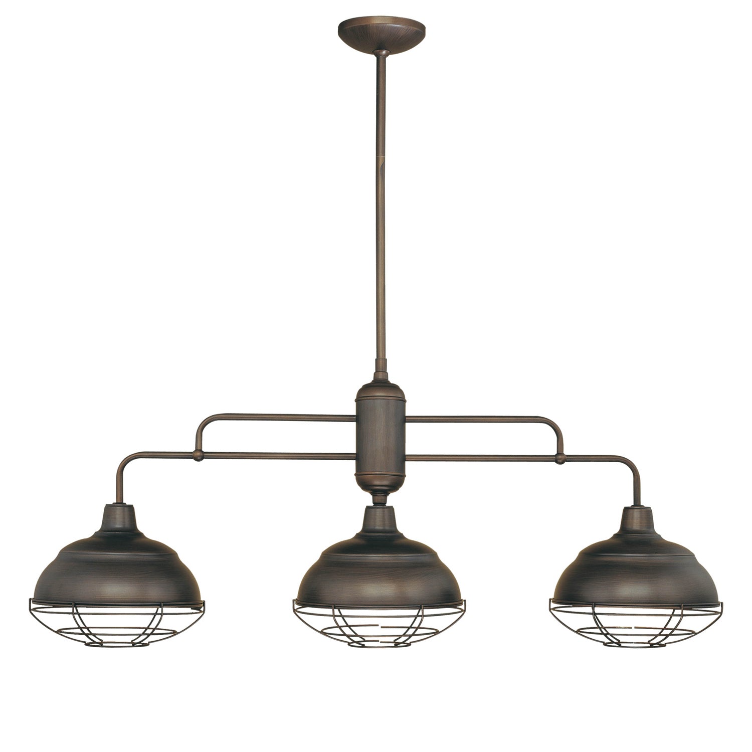 Millennium - 5313-RBZ - Three Light Island Pendant - Neo-Industrial - Rubbed Bronze