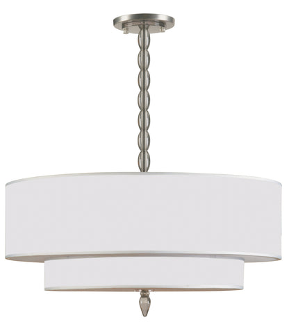 Crystorama - 9507-SN - Five Light Chandelier - Luxo - Satin Nickel