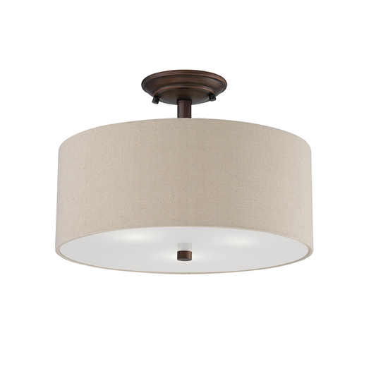 Jackson Three Light Semi-Flush Mount