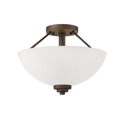Durham Two Light Semi-Flush Mount