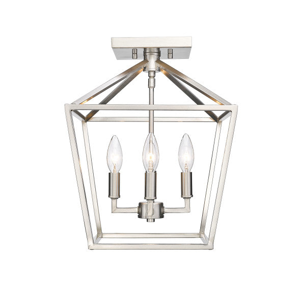Four Light Semi Flush Mount