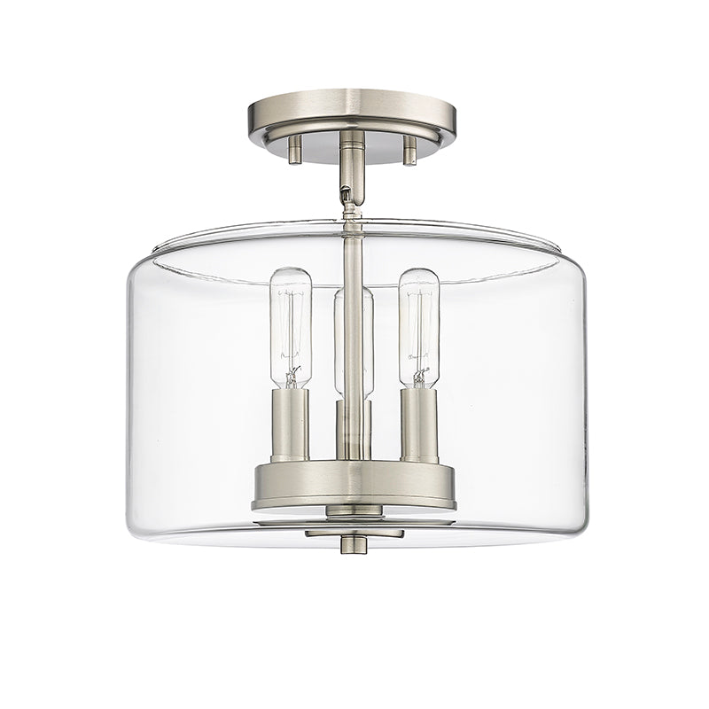 Asheville Three Light Semi-Flush Mount