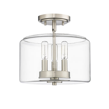 Asheville Three Light Semi-Flush Mount