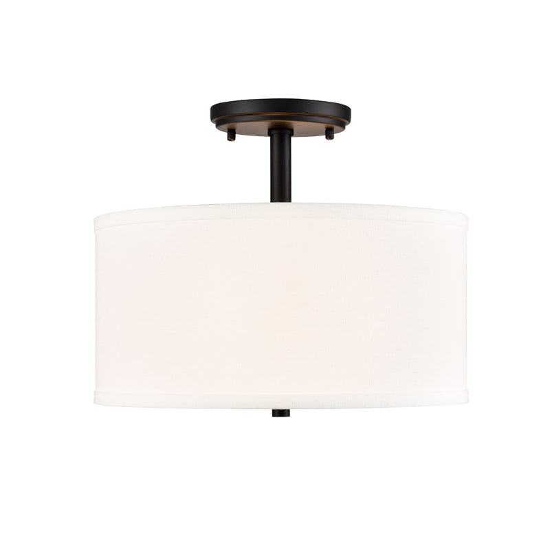 Guyten Two Light Semi-Flush Mount