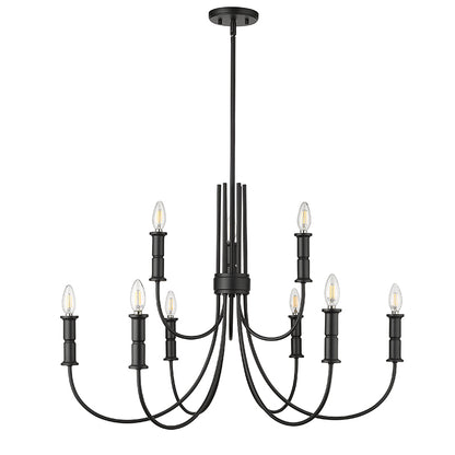 Potiss Nine Light Chandelier