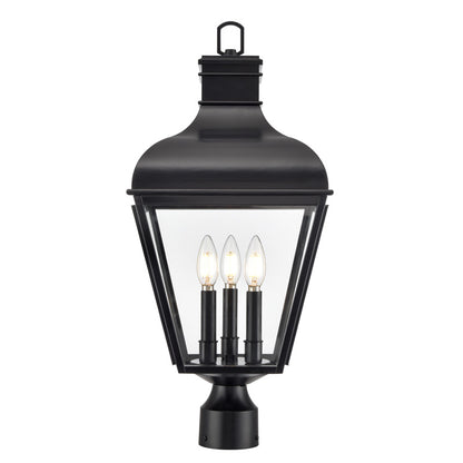 Edenton Three Light Outdoor Post Lantern