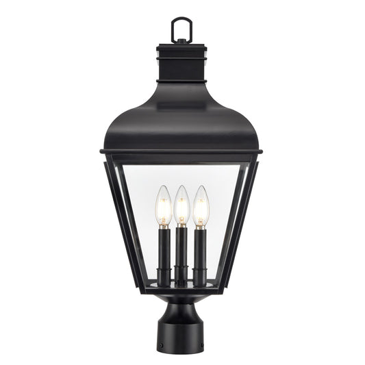 Edenton Three Light Outdoor Post Lantern