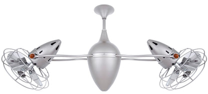 Matthews Fan Company - AR-BN-MTL-DAMP - 48"Ceiling Fan - Ar Ruthiane - Brushed Nickel
