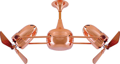 Matthews Fan Company - DD-CP-WD - 36"Ceiling Fan - Duplo-Dinamico - Polished Copper