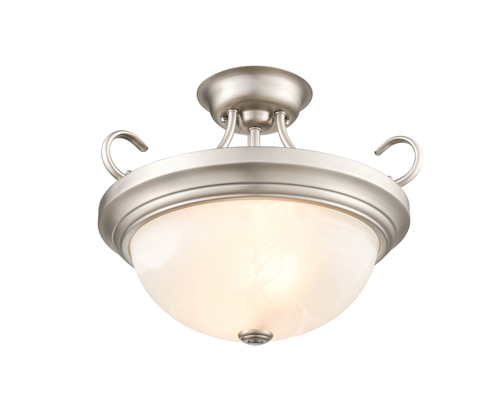 Two Light Semi-Flush Mount
