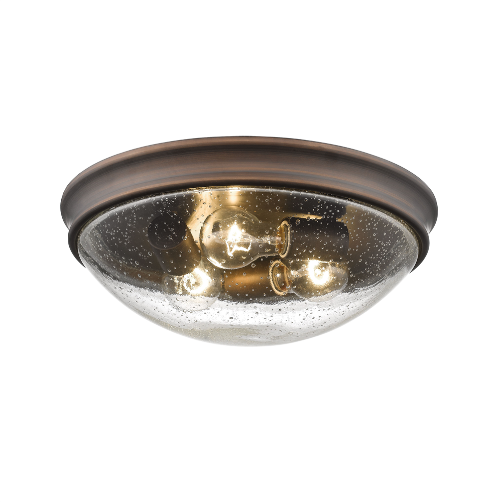 Three Light Flush Mount