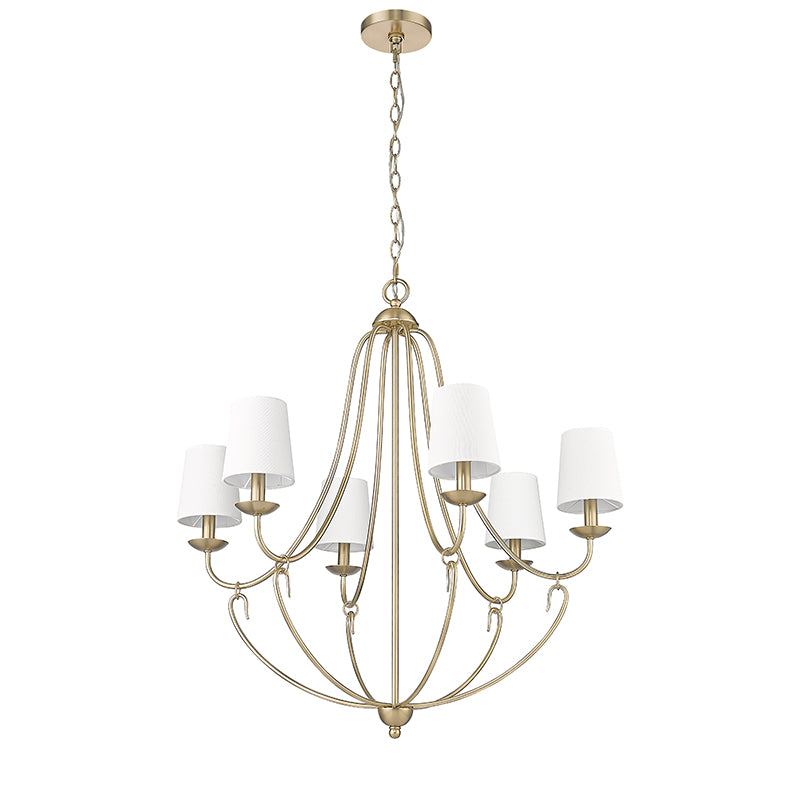 Eisley-Six Light Chandelier
