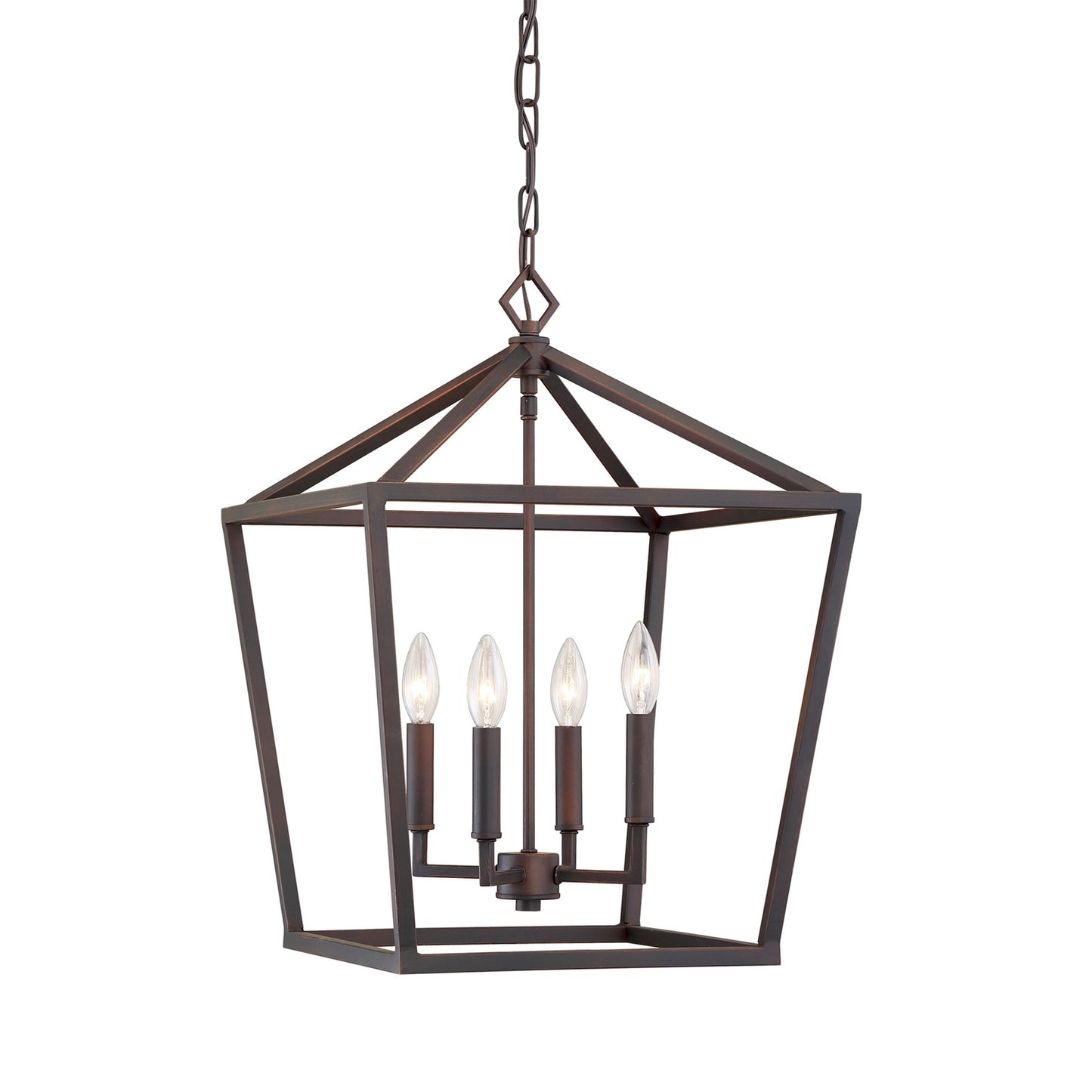 Millennium - 3244-RBZ - Four Light Pendant - Rubbed Bronze